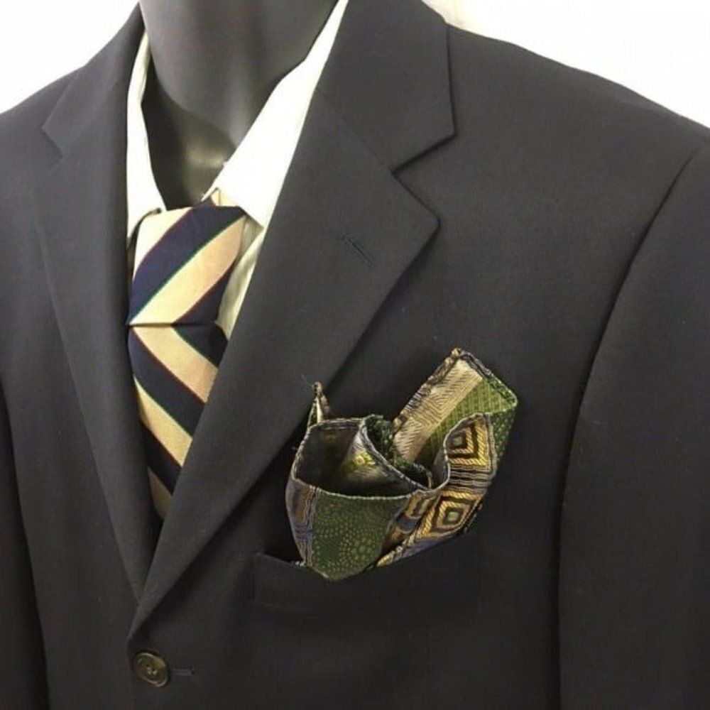 J. Crew Sport Coat Dark Blue 3 Button Lined EUC